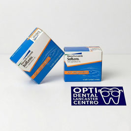 Soflens Toric Lente de contacto suave para astigmatismo.  Paquete de 2 cajas