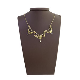 Perlen Collier Antike, Französisch um 1900
