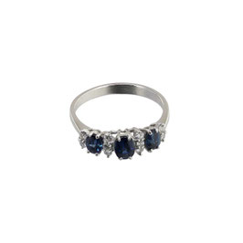Saphir Diamant Ring, A Kurz