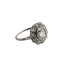 Diamant Ring, Französischer Herkunft