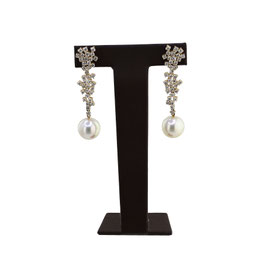 Diamant Perlen Ohrringe