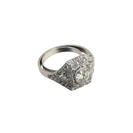 Diamant Ring, Art Deco ca. 1910,