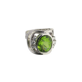Peridot Diamant Ring