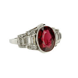 Spinel Diamant Ring