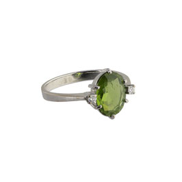 Peridot Diamant Ring