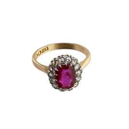 Rubin Diamant Ring, K Rabber Stockholm, 1945
