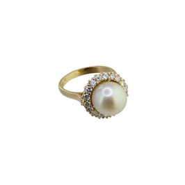 Südsee Perlen Diamant Ring