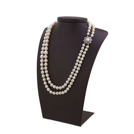 Akoya-Perlen Collier, 2-reihige
