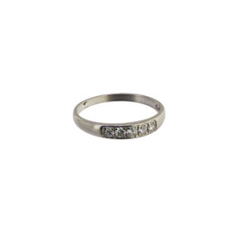 Diamant Riviere Ring, Kurz 1979