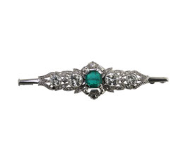 Diamant Smaragd Stabbrosche