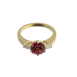 Spinell Diamant Ring