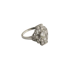 Diamant Ring, Art Déco, ca. 1910 - 1920