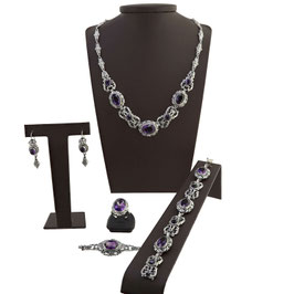 Antikes Amethyst Set