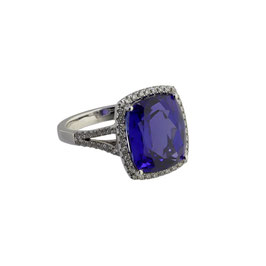Tansanit Diamant Ring