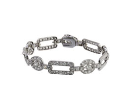 Diamant Armband, Art Deco 1920er Jahre