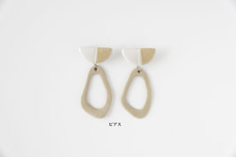 Ceramic pierced earrings (ピアス)