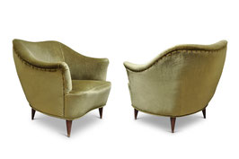 Vintage Gio Ponti armchairs for Casa e Giardino