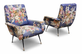 Vintage italian chairs, re-upholstery included in the price