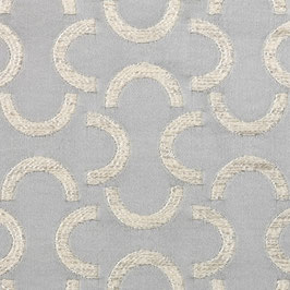 Mezzaluna 24 argent for 2 deco chairs