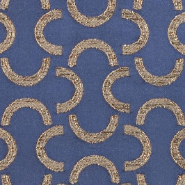 Mezzaluna 16 blue marine for 2 cocktail chairs