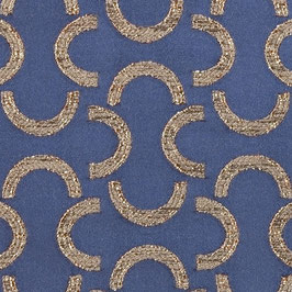 Mezzaluna 16 blue marine for 2 cocktail chairs