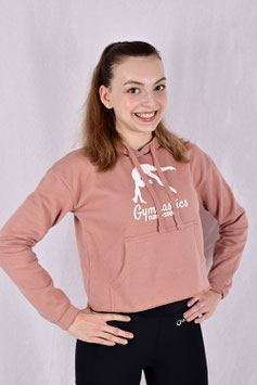 Cropped Hoody dusty rosé