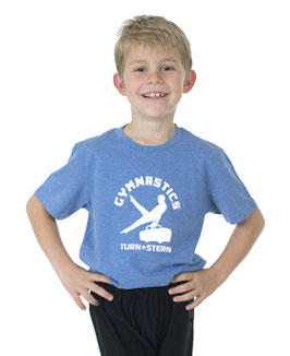 Boys T-Shirt by TURNSTERN blau marl