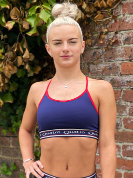 Quatro - Kingdom navy Crop Top