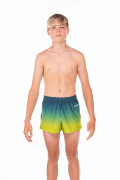 Quatro - Boys Shorts petrol/lime ombre