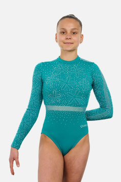 Quatro -  Saffron langarm türkis