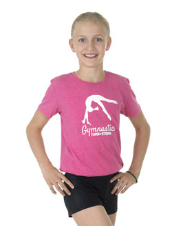 Girls T-Shirt by TURNSTERN pink marl