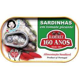 Sardinen in Pikanter Tomatensoße - "Ramirez Sardinhas em Tomate Picante"
