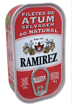 Thunfischfilet aus Wildfang  im eigenen Saft - Filetes de Atum Selvagem ao Natural