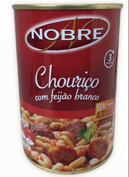 Eintopf mit Chorizo und weißen Bohnen - Chouriço com Feijão Branco Nobre
