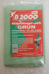 B2000 Mikrofasertuch grün (für alle Lacke)