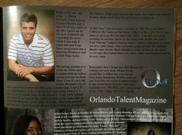 Darin P. Ferraro Orlando Talent magazine third edition.