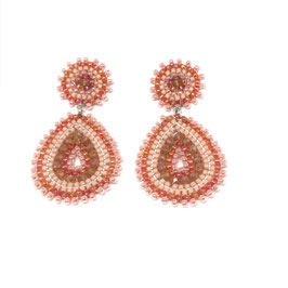 Boho Ohrstecker Kiara Mandarin-Orange-nut