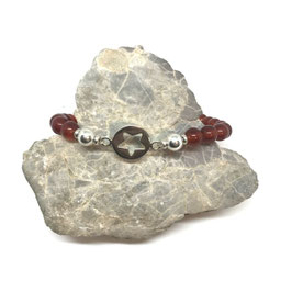 Karneol Armband mit Stern