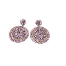 Boho Ohrstecker  Mariella Altrosa/Gold
