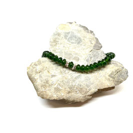 Chromdiopsid Armband