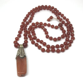 Malakette Karneol mit Karneol Anhänger