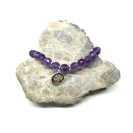 Amethyst ARMBAND mit Lebensbaum