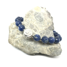 Kyanit ARMBAND MIT Silber Schnecke