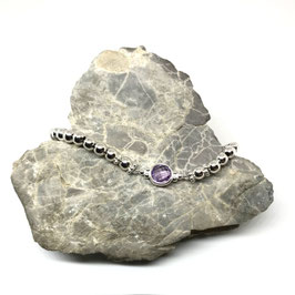Silber Armband mit Ametyst VB