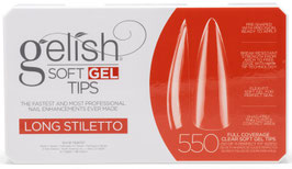 Soft Gel Tips 550 - Long Stiletto