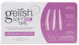 Soft Gel Tips - Medium Coffin