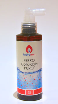 FERRO COLLOIDALE PURO 150 ml spray, 50ppm