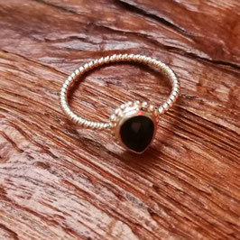 Fingerringe Silber oder Silber vergoldet mit Edelstein