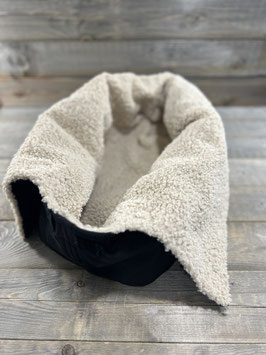 ELBBUDEN´s Klettfutter für die DOGGy BAG in Möbelteddy *BEACH* in Gr L