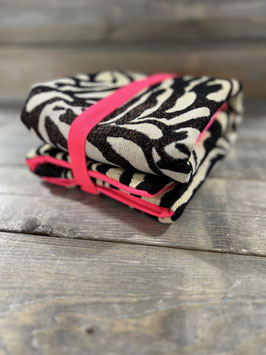 ELBdeek SOFT in Gobelin ZEBRA mit NEO PINK